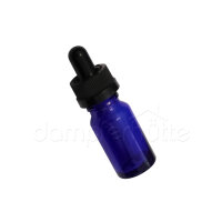 Glasflasche mit Pipette | 10ml Dunkelblau