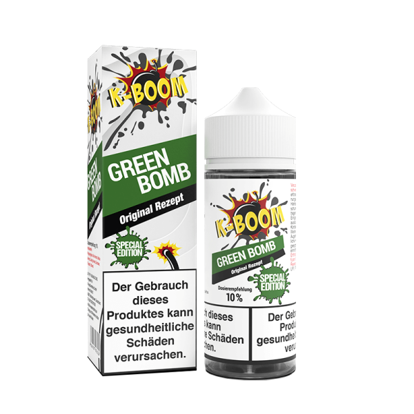 K-BOOM Green Bomb Longfill Aroma 10ml in 120ml