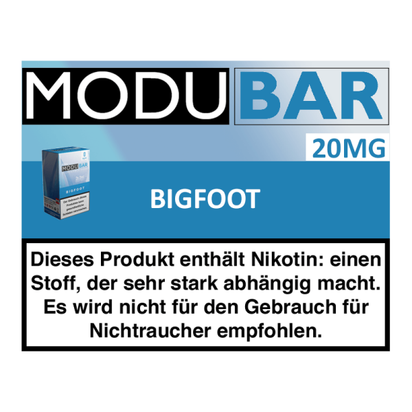 MODUBAR Einweg-Pods 2x2ml - Big Foot 20mg