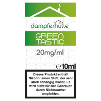 Dampferhütte Hybrid-NicSalt Liquid - GREENTASTIC 20mg