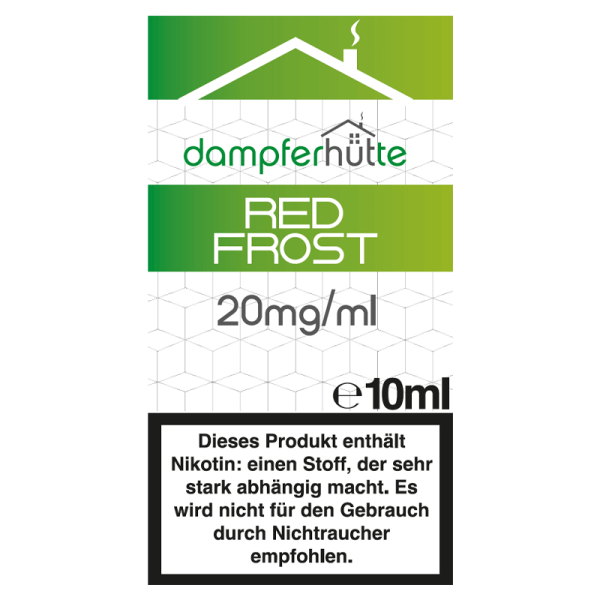 Dampferhütte Hybrid-NicSalt Liquid - RED FROST 20mg