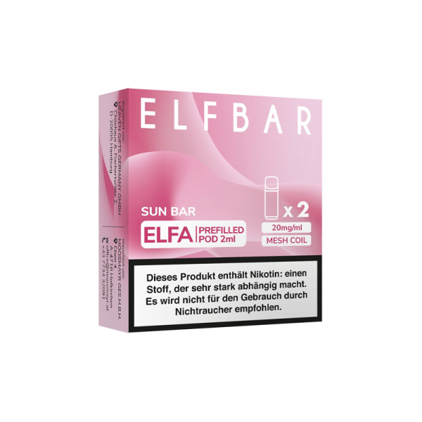 Elfbar - ELFA Einweg-Pod 20mg (2 Stk.) Sun Bar
