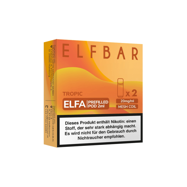 Elfbar - ELFA Einweg-Pod 20mg (2 Stk.) Tropic