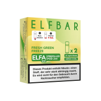 Elfbar - ELFA Einweg-Pod 20mg (2 Stk.) Fresh Green Freeze